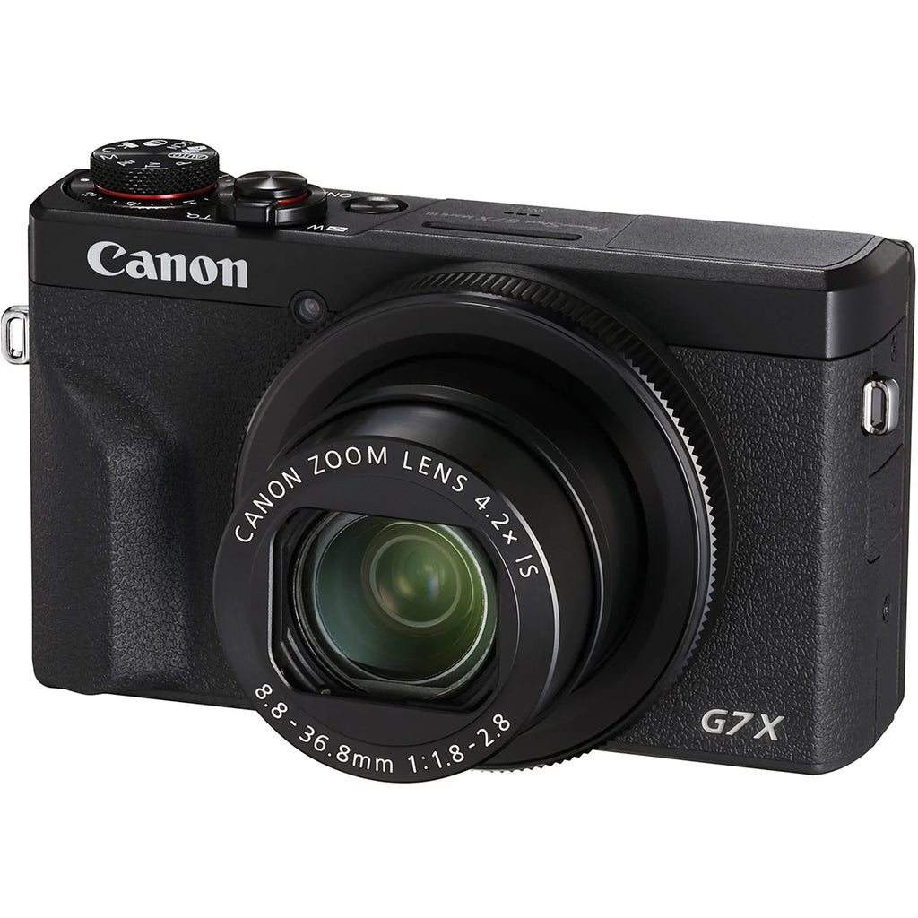 Canon PowerShot G7 X Mark III – Black | 20.1MP 4K Vlogging Camera with Wi-Fi & Bluetooth