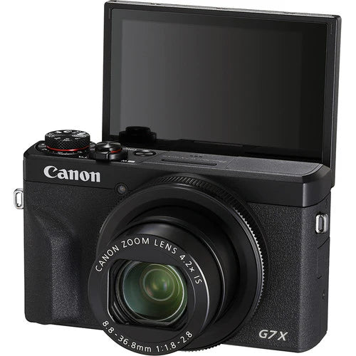 Canon PowerShot G7 X Mark III – Black | 20.1MP 4K Vlogging Camera with Wi-Fi & Bluetooth
