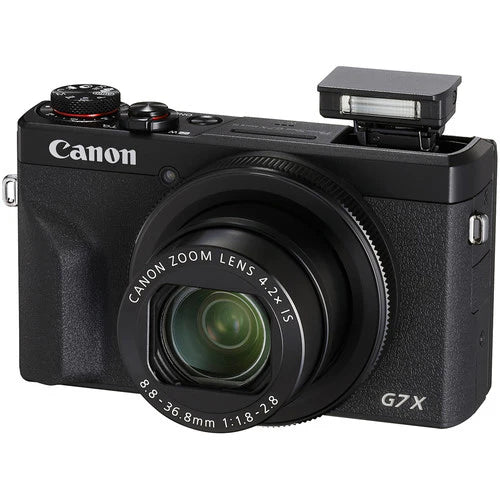 Canon PowerShot G7 X Mark III – Black | 20.1MP 4K Vlogging Camera with Wi-Fi & Bluetooth